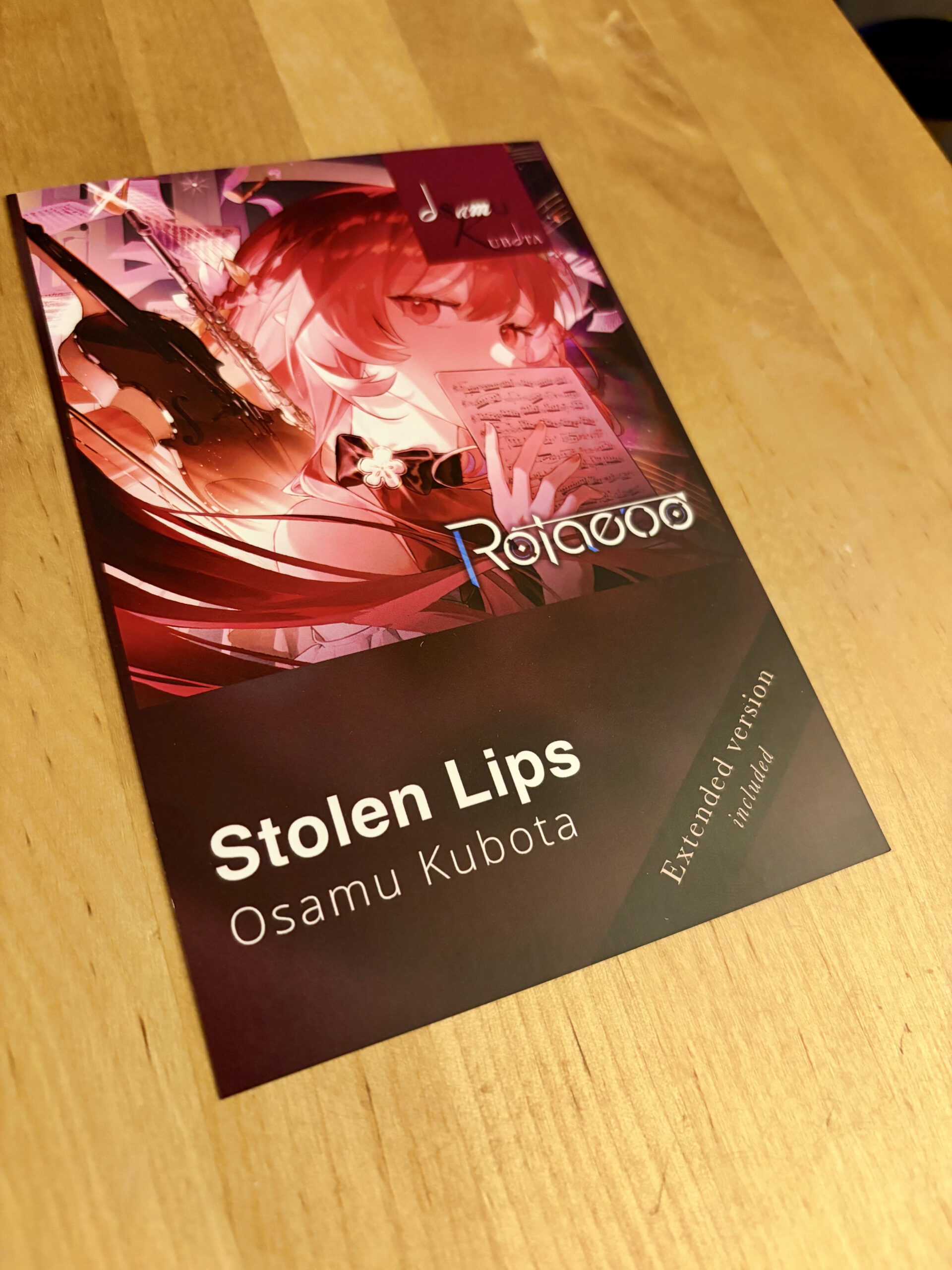 "Stolen Lips" (Rotaeno) | サイン入りコレクターズDLカード